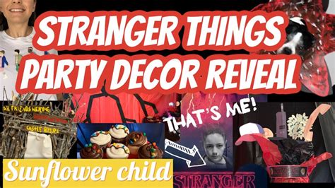 Stranger Things Party Decor Reveal Diy Stranger Things Youtube