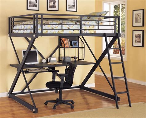 20 Cool Bunk Bed With Desk Designs