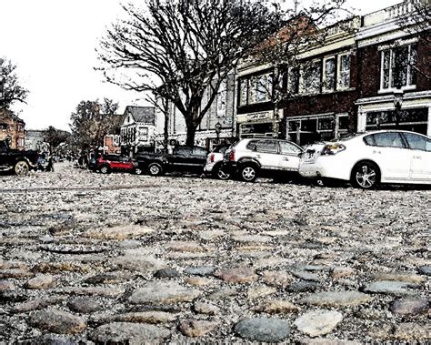 Cobblestone Streets Main Street Downtown Historic District Nantucket