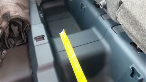 Ford Maverick Back Seat Storage Dimensions Measurements Youtube