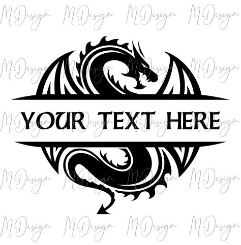 Dragon Svg Cut File For Cricut Silhouette Great For Etsy