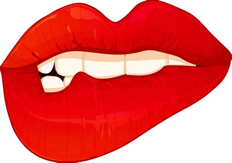 Lip Bite Png PNG Image Collection