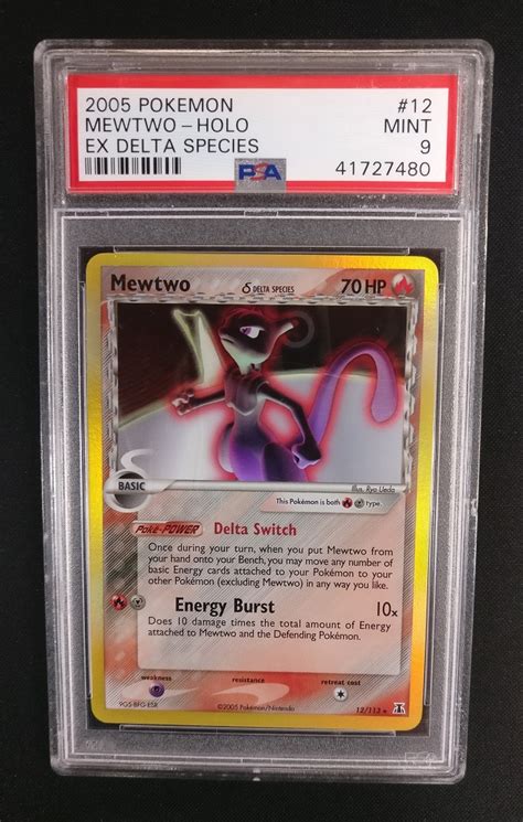 Entitles you to the psa storage case, one of the most effective ways to protect and display your cards; Mewtwo 12/113 EX Delta Species PSA 9 MINT Pokemon Graded Card - Pokemon Singles » Pokemon Graded ...