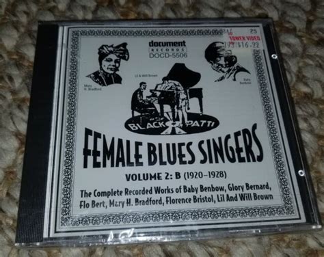 Female Blues Singers Vol Female Blues Si Cd Import