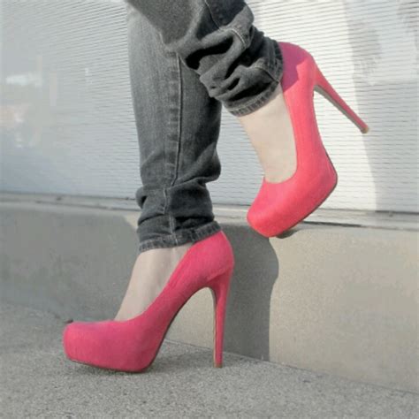 Love Pink Heels Stiletto Heels Shoes