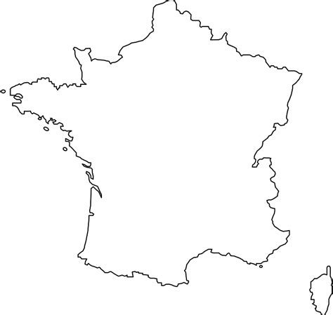 Choose any of 4 images and try to draw it. France Map Silhouette | Free vector silhouettes