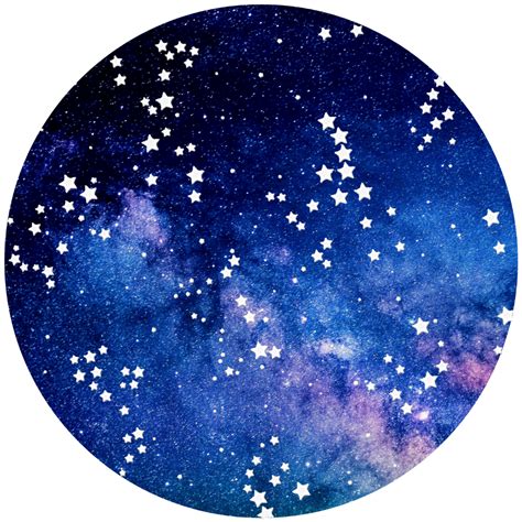 Circle Space Stars Galaxy Icon Sticker By Sphinxicons