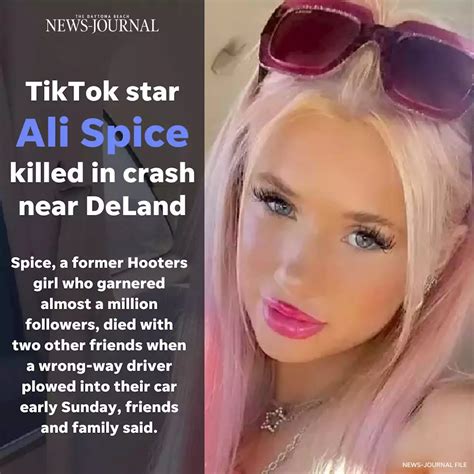 Ali Spice Tiktok Star Killed In Crash Near Deland