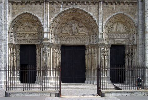 Chartres Cathedral Royal Portal Cathedral Of Notre Dame De Chartres C