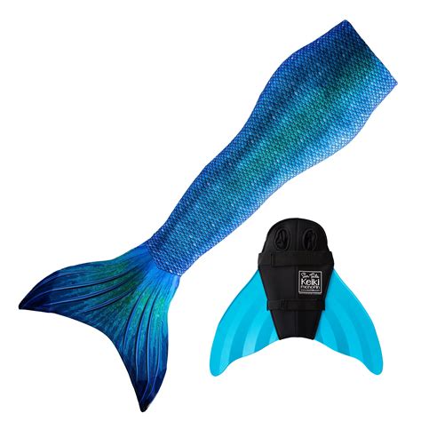 Sun Tail Mermaid Swim Set Blue Lagoon Mermaid Tail Turquoise Monofin