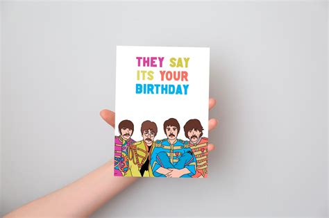 The Beatles They Say Its Your Birthday Etsy