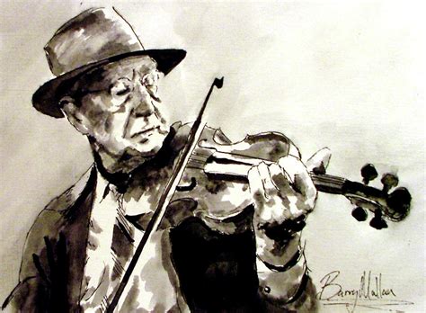Irish Traditional Fiddle Player Painting By Barry Mullan Fine Art America