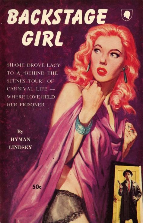 Hyman Lindsey Backstage Girl Chariot Books Cover Artist Unknown Pulp Fiction Novel