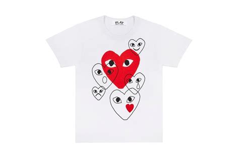 Comme Des GarÇons Play Emoji T Shirt Collection Hypebeast