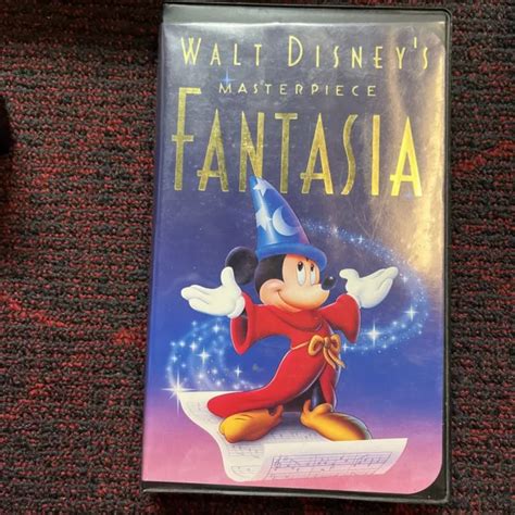 WALT DISNEYS MASTERPIECE Fantasia VHS 1991 Rare Black Diamond