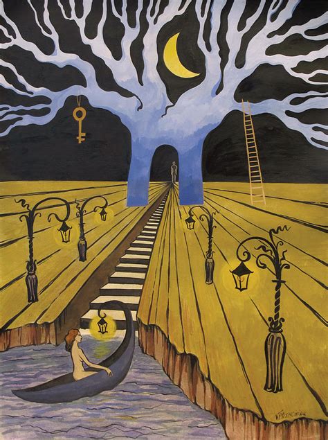 In The Maze Of Strange Dreams Painting By Valentina Plishchina Fine