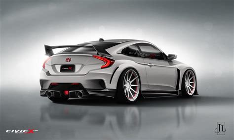 The Next Generation Honda Civic Type R Rendered Motor Exclusive