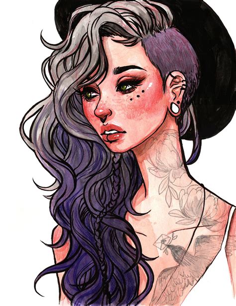 By Jacqueline Deleon Witch Art Illustration Art Girl Cute Girl Drawing