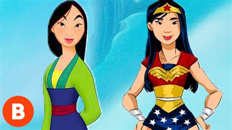 10 Disney Princesses Reimagined As Dc Characters Youtube
