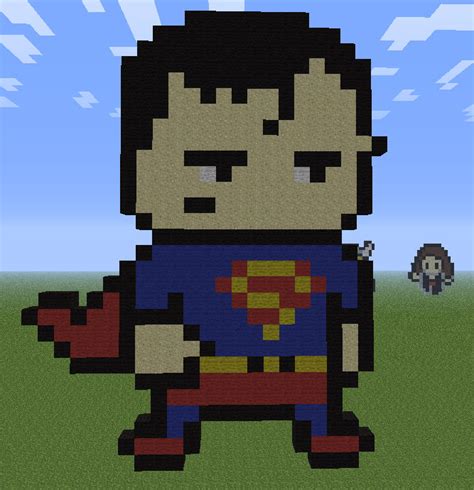 Minecraft Superman Chibi By Aprilgoddess On Deviantart