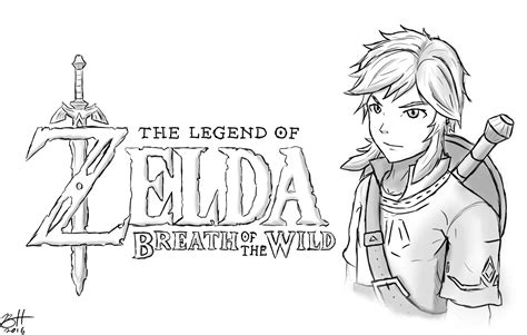 The Legend Of Zelda Breath Of The Wild Sketch By Briangh On Deviantart