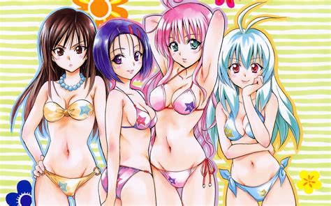 Wallpaper Anime Girls To Love Ru Lala Satalin Deviluke Sairenji Haruna Run Elsie Jewelria