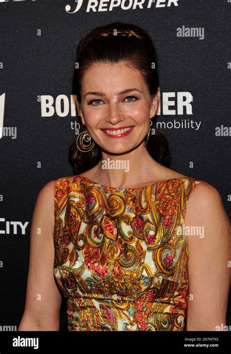 Paulina Porizkova Seen On The Red Carpet For The Hollywood Reporter