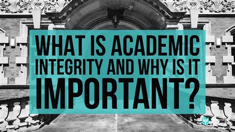 What Is Academic Integrity And Why Is It Important Youtube