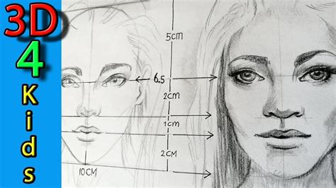 Drawing Realistic Faces Tutorial Draw Facial Features With This In