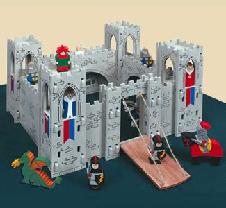 I had been planning to make the blue, yellow, and white banners from felt and glue them on and here's the little engineer's castle with the wooden version of millie, another new character (a new favorite at our house, along. Toys & Games - Medieval Castle Play Set Plans
