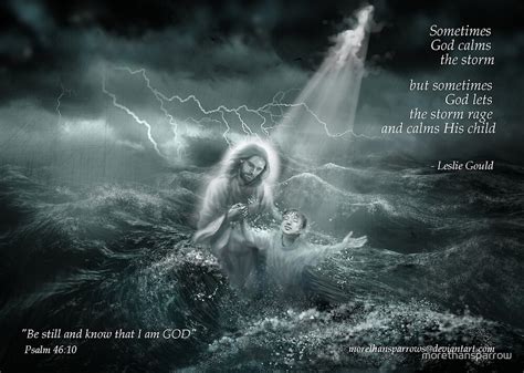 sometimes god lets the storm rage by morethansparrow redbubble