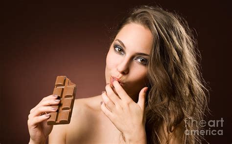 Sensual Chocolate Girl Photograph By Alstair Thane