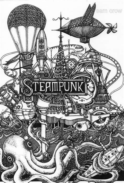 Steampunk Art Sam Crow Art