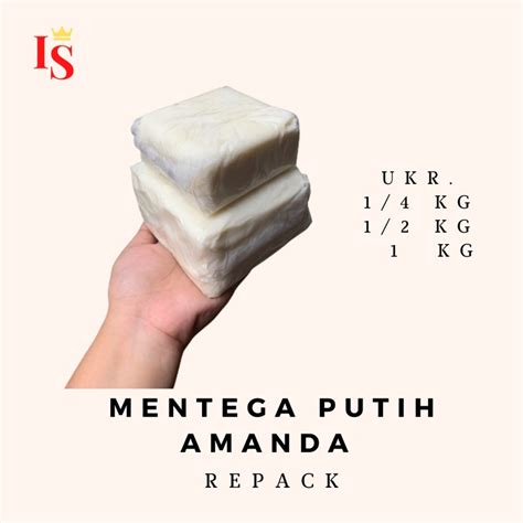 Jual Mentega Putih Amanda 14 Kg Repack Shopee Indonesia