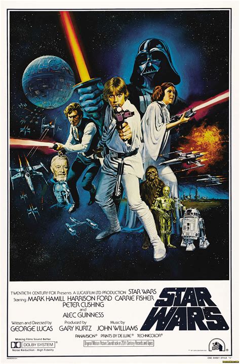 Buy Printable Star Wars Iv A New Hope 1977 Vintage Poster Online In