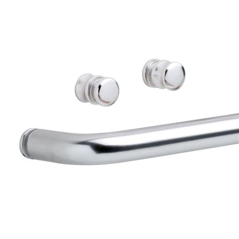 You have a choice between two main replacement towel bar models made from plastic. Delta Simplicity Towel Bar Handle 20" Knobs Sliding Shower ...