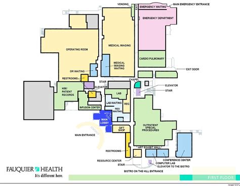 Floor Plan Layout Freeman Hospital Map Printable Templates
