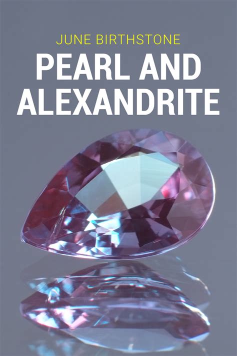 The June Birthstones Pearl Alexandrite And Moonstone