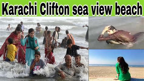 Karachi Hot Girl And Boys Enjoying Clifton Beach Beach In Karachi