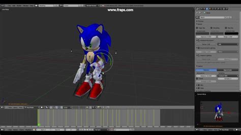 Blender A Short Animation Test With Sonic Youtube