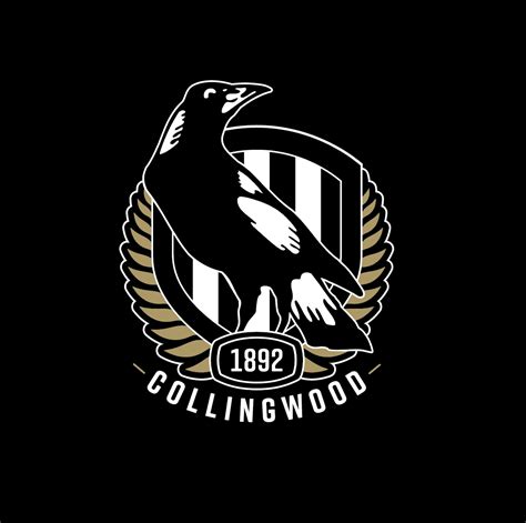 Collingwood Logo Collingwood Magpies Logo Collingwood Magpies Svg