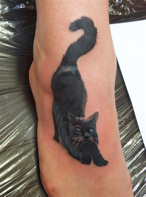 Black Cat Tattoo By Adalbert Tattooimagesbiz