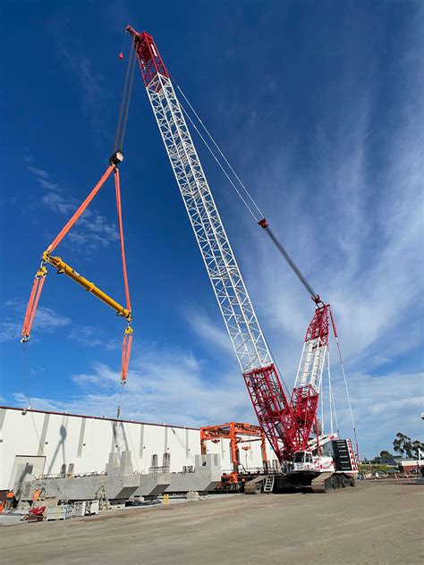 Heavy Lift Crane Hire 350t Crawler Crane Premier Cranes And Rigging