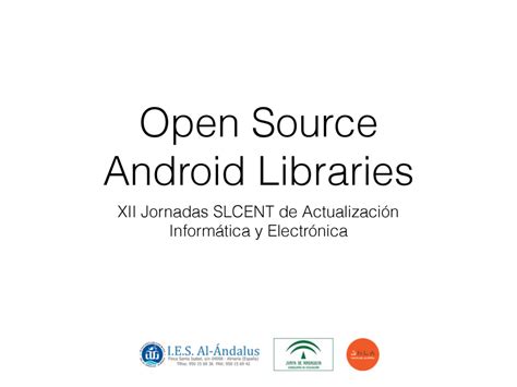 Open Source Android Libraries Speaker Deck