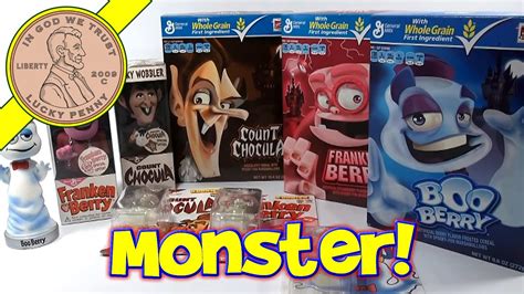 Monster Cereal Week Count Chocula Franken Berry Boo Berry Youtube