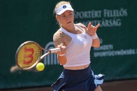 Tennis Wta Budapest 1er Grand Tableau Et 1er Sacre Wta Pour Maria