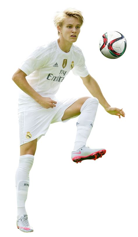 Martin Ødegaard football render - 15653 - FootyRenders