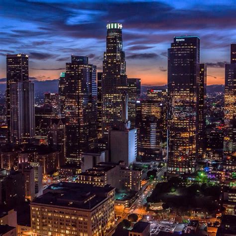 City Of Los Angeles At Night