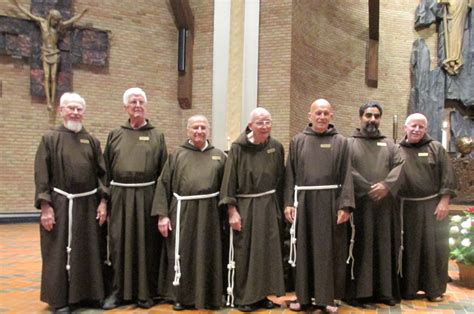 Jubilarians And First Profession Capuchin Franciscan Province Of St