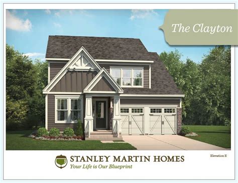 Stanley Martin Custom Homes Clayton Model We Build On Your Lot